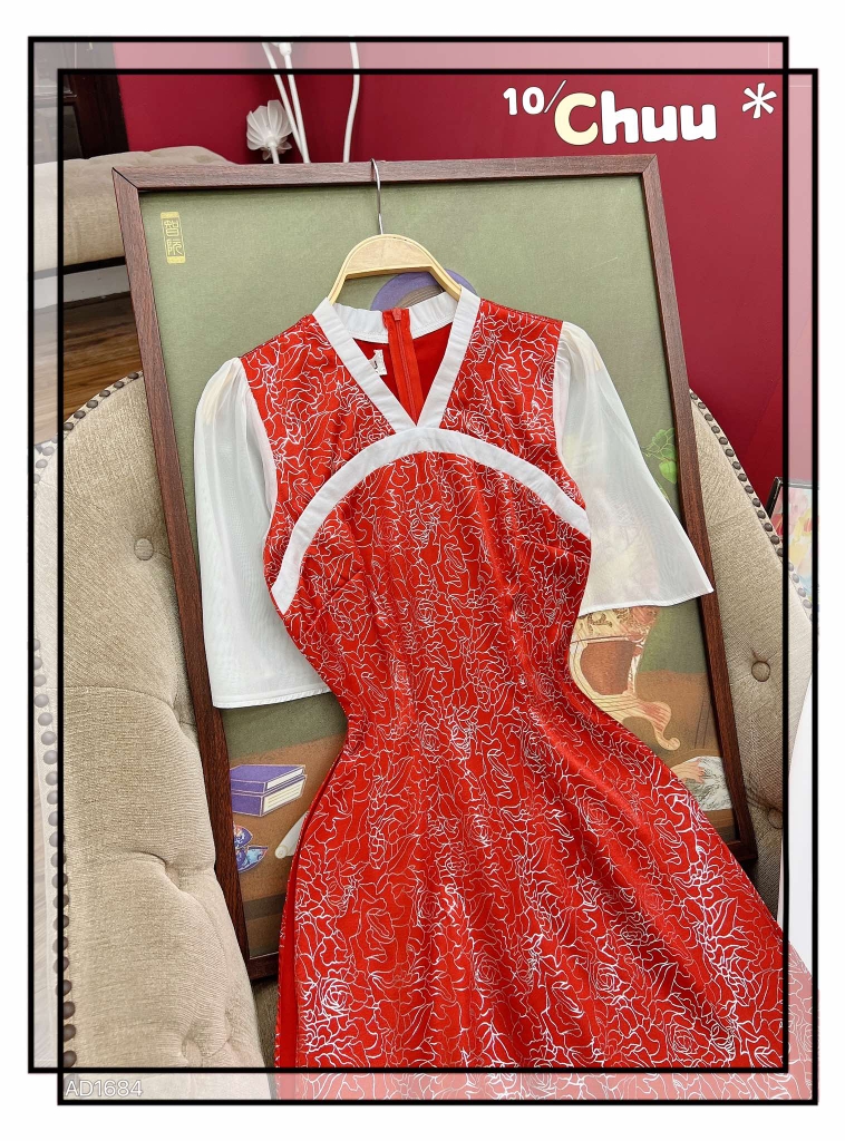 Áo Dài Saphia Kimono AD1684 (áo lẻ)