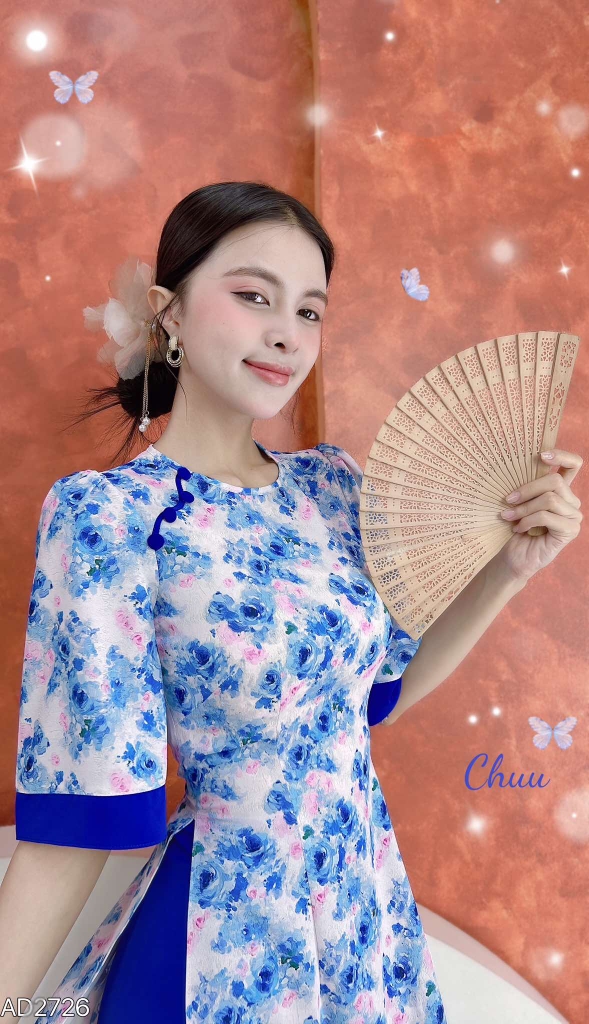 Áo Dài Thành Cổ Loa AD2726 (áo lẻ)