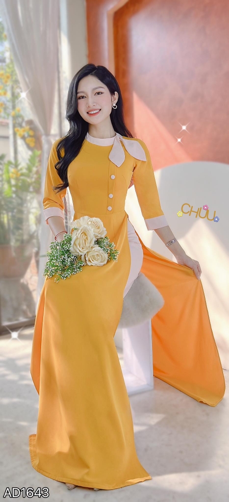 Áo Dài Tai Gấu Túi AD1643 (áo lẻ)