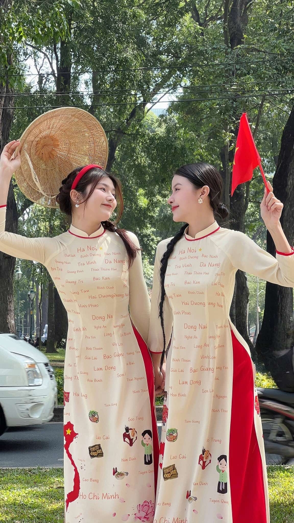 Áo Dài TT 63 Tỉnh Thành AD1515 (áo lẻ)