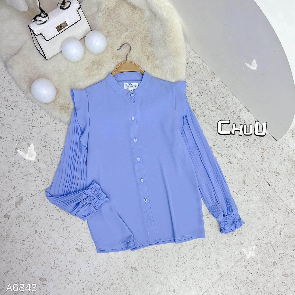 Áo Sơ Mi Tay Li Đều A6843