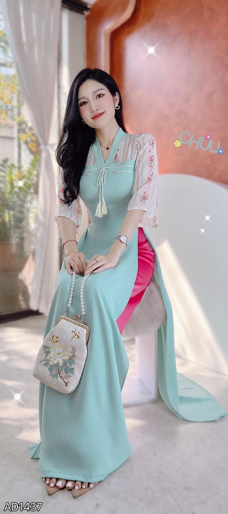 Áo Dài Tiểu Cung Nữ AD1437 (áo lẻ)