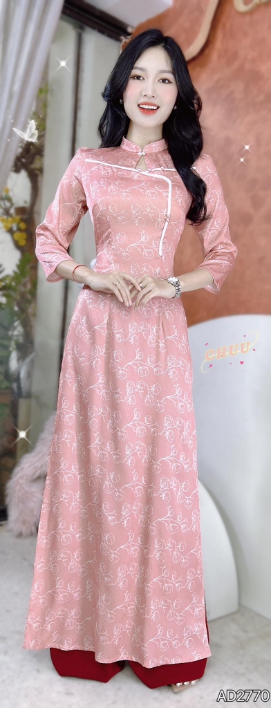 Áo Dài  Ánh Hào Đêm AD2770 (áo lẻ)