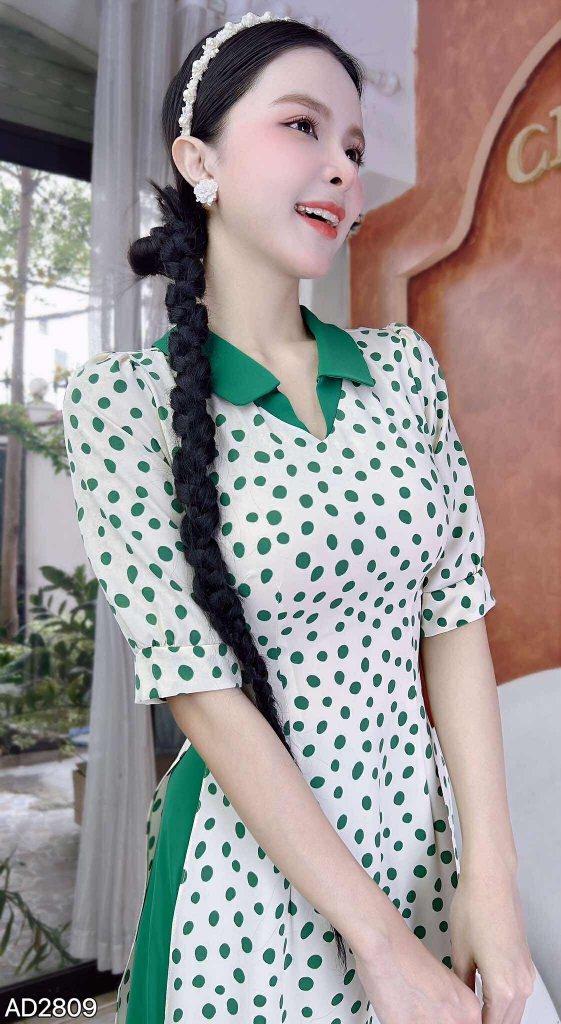 Áo Dài Bí Đao AD2809 (áo lẻ)
