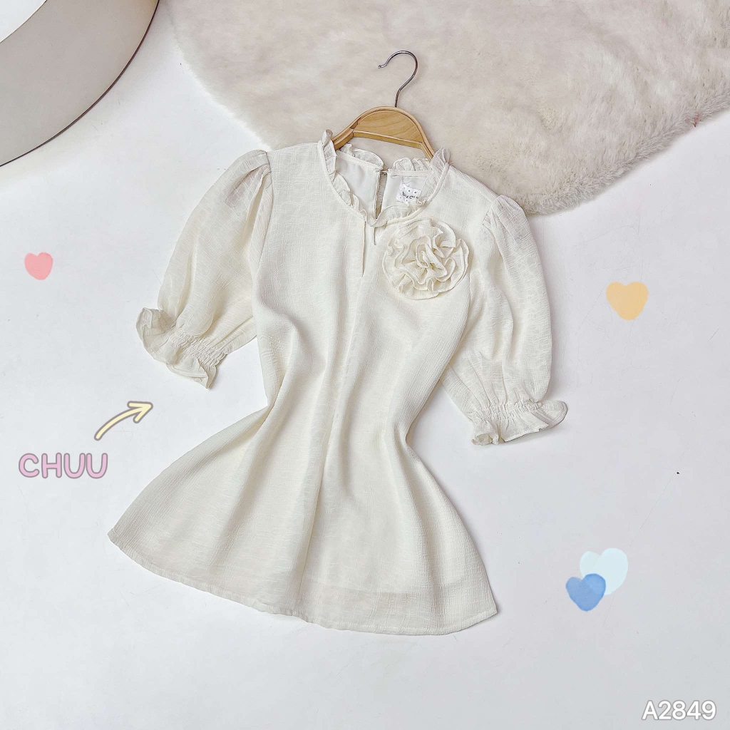 Áo Hoa Giấy Mặt Trăng A2849