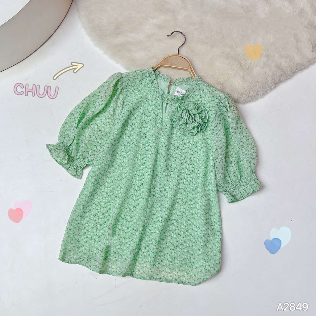 Áo Hoa Giấy Mặt Trăng A2849