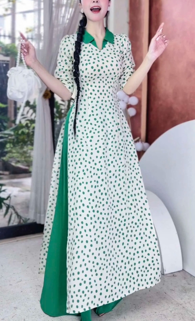 Áo Dài Bí Đao AD2809 (áo lẻ)