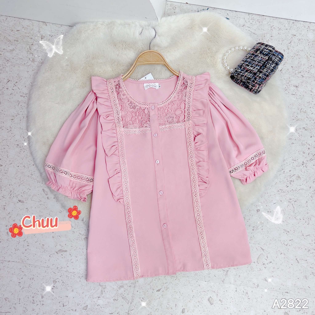 Áo Sơ Mi Ren Hoa Maxy A2822