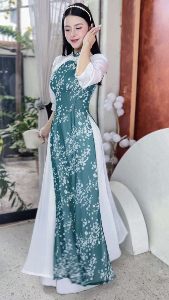 Áo Dài Mâm Xôi 4T AD2800 (áo lẻ)
