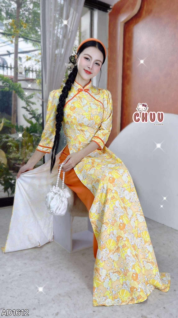 Áo Dài Tam Giác Bow AD1612 (áo lẻ)