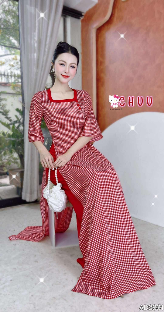 Áo Dài Phỉ Thúy AD2831 (áo lẻ)