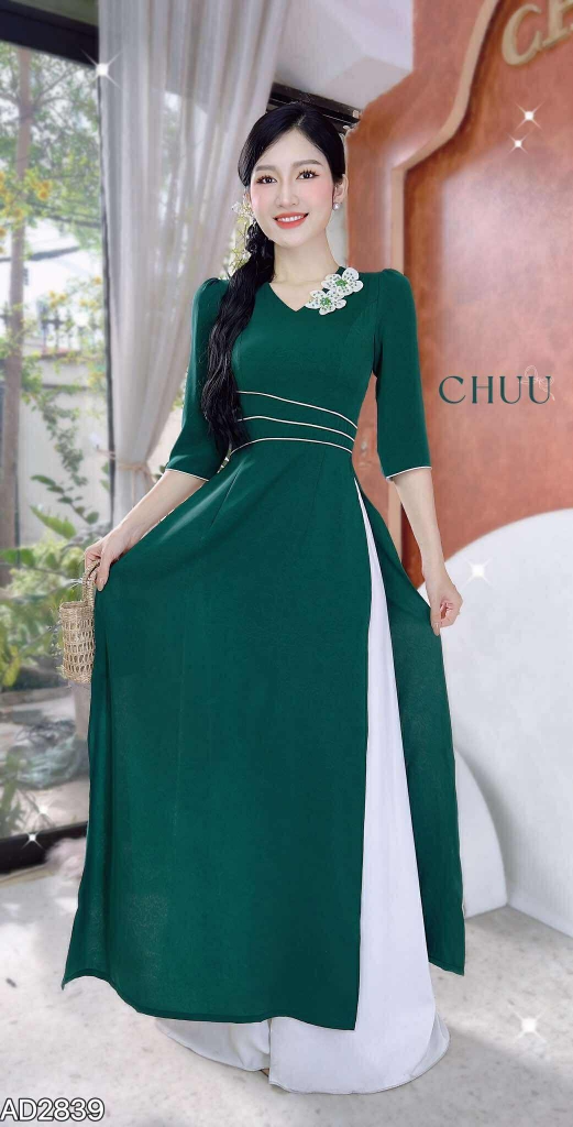 Áo Dài Phú Quý AD2839 (áo lẻ)
