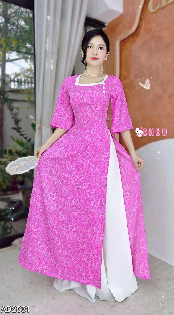 Áo Dài Phỉ Thúy AD2831 (áo lẻ)