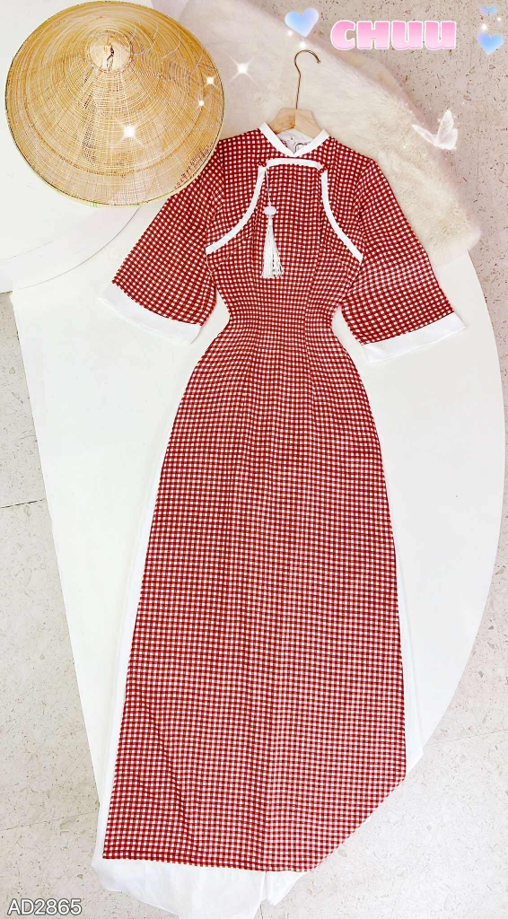 Áo Dài Thượng Hải+PK AD2865 (áo lẻ)