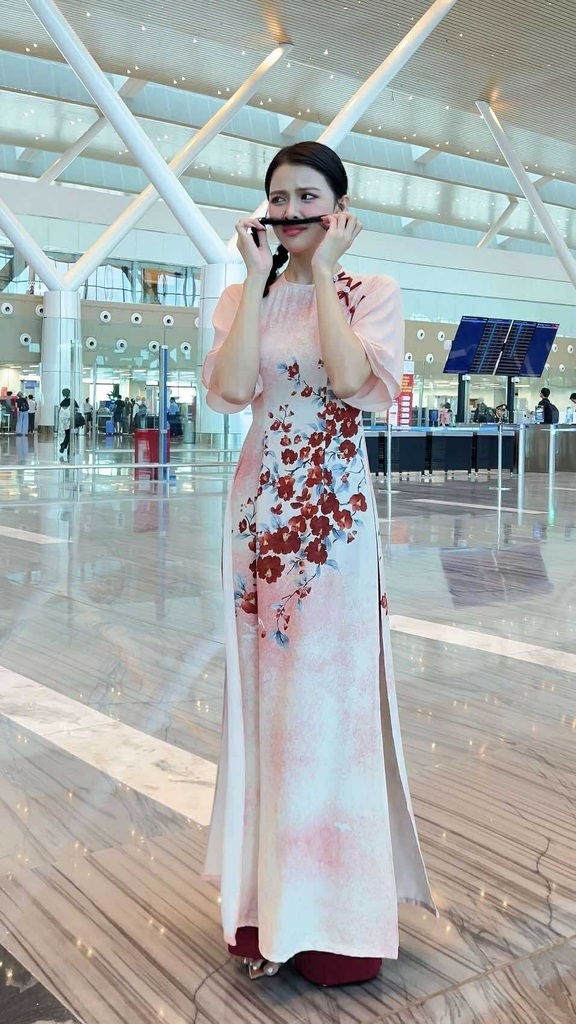 Áo Dài Ánh Nhiệm Màu AD2873 (áo lẻ)