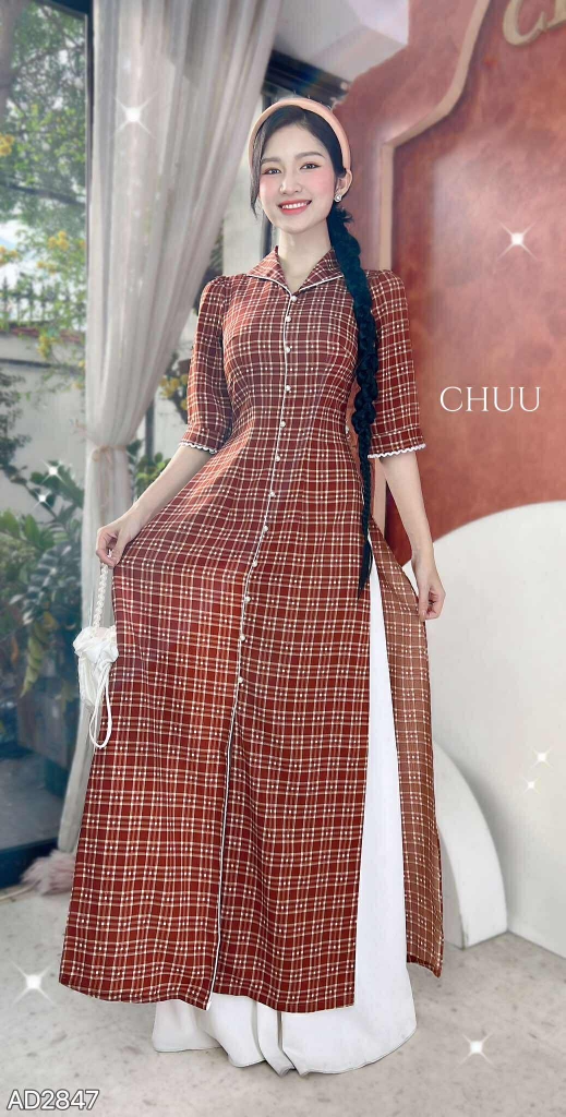 Áo Dài Caro San San AD2847 (áo lẻ)