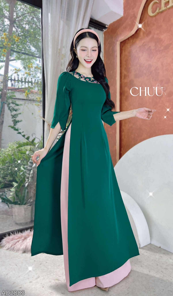 Áo Dài 3 Chữ XXX AD2883 (áo lẻ)