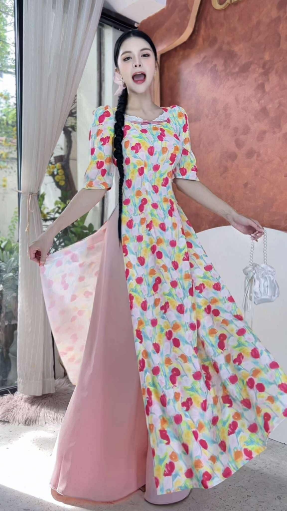 Áo Dài Xứ Sở Thần Tiên AD2870 (áo lẻ)