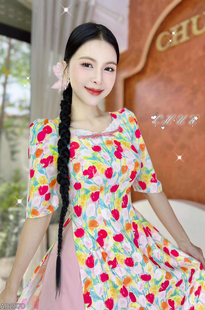 Áo Dài Xứ Sở Thần Tiên AD2870 (áo lẻ)