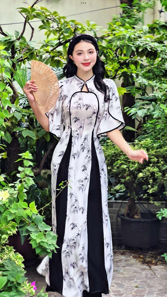 Áo Dài 2T+ Đình Tranh AD2894 (áo lẻ)