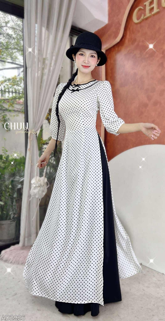 Áo Dài Quả Cầu Thủy Tinh AD2926 (áo lẻ)