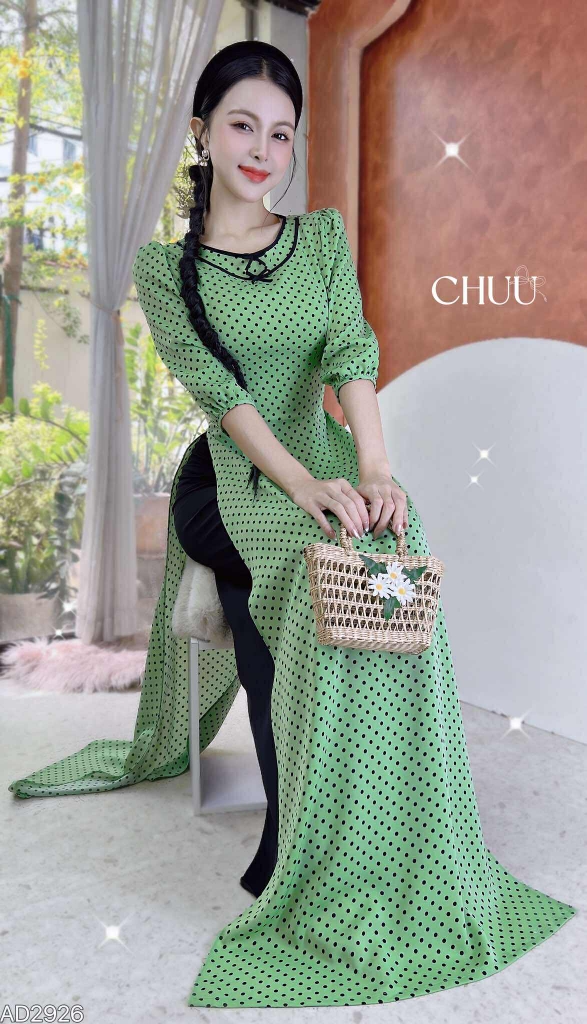 Áo Dài Quả Cầu Thủy Tinh AD2926 (áo lẻ)