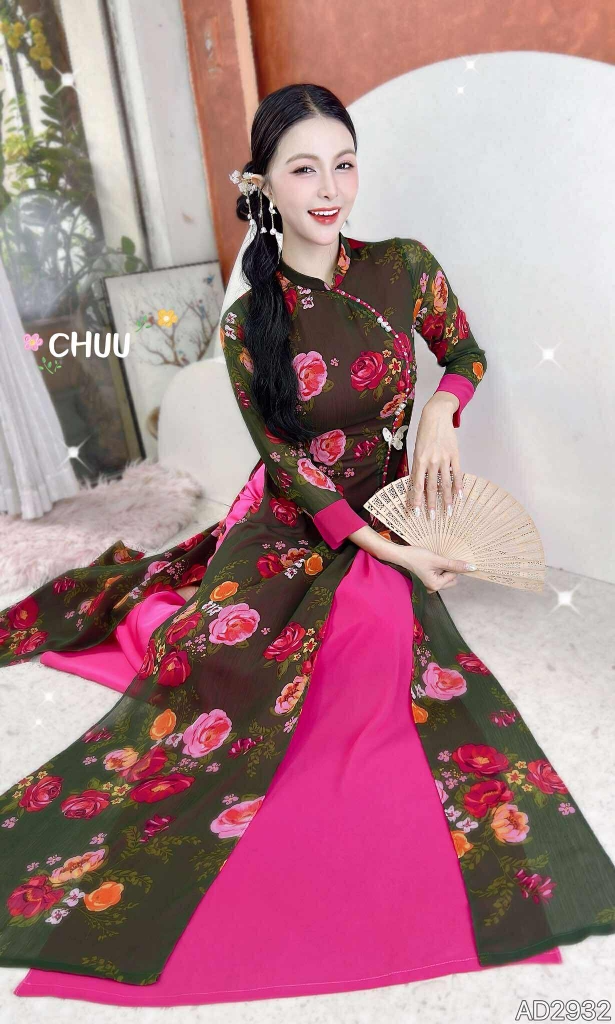 Áo Dài 4T Ngọc Nhũ AD2932 (áo lẻ)