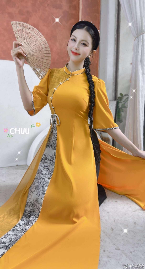 Áo Dài 2T+ Phong Đình+PK AD2922 (áo lẻ)