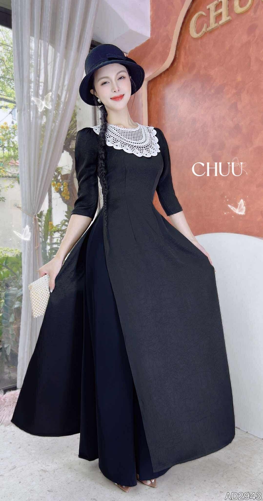 Áo Dài Măng Tây AD2943 (áo lẻ)