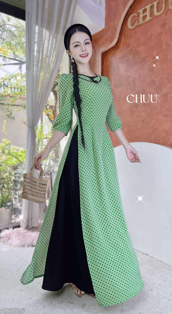 Áo Dài Quả Cầu Thủy Tinh AD2926 (áo lẻ)