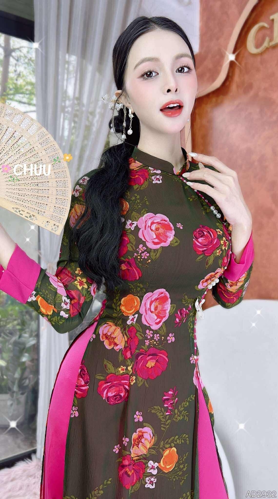 Áo Dài 4T Ngọc Nhũ AD2932 (áo lẻ)