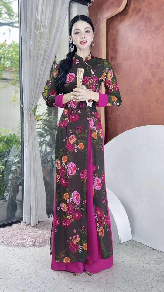 Áo Dài 4T Ngọc Nhũ AD2932 (áo lẻ)