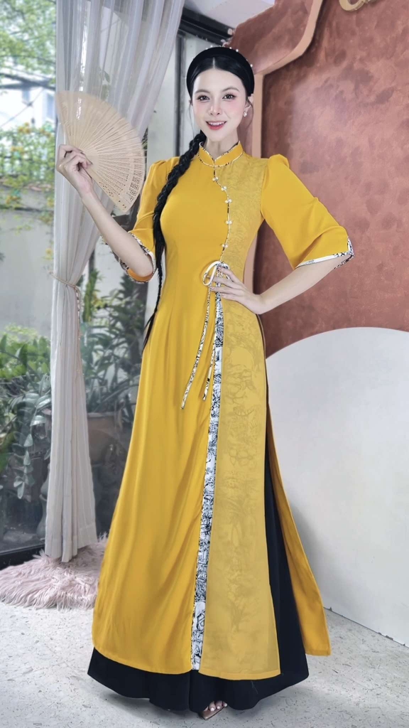 Áo Dài 2T+ Phong Đình+PK AD2922 (áo lẻ)