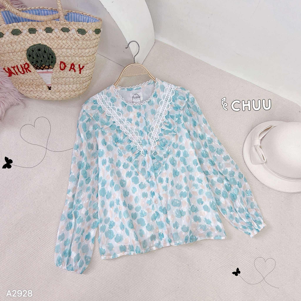 Áo Sơ Mi Ren Cây Cầu A2928