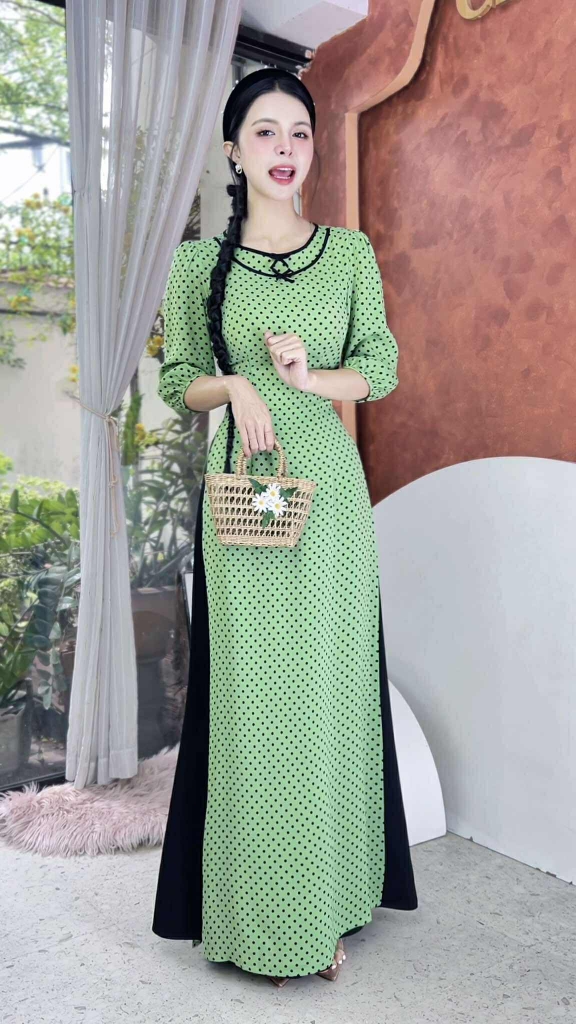 Áo Dài Quả Cầu Thủy Tinh AD2926 (áo lẻ)