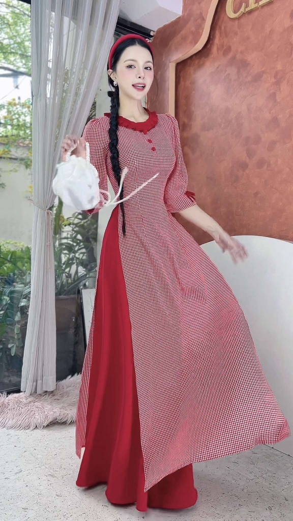 Áo Dài Nguyệt Hạ AD2925 (áo lẻ)