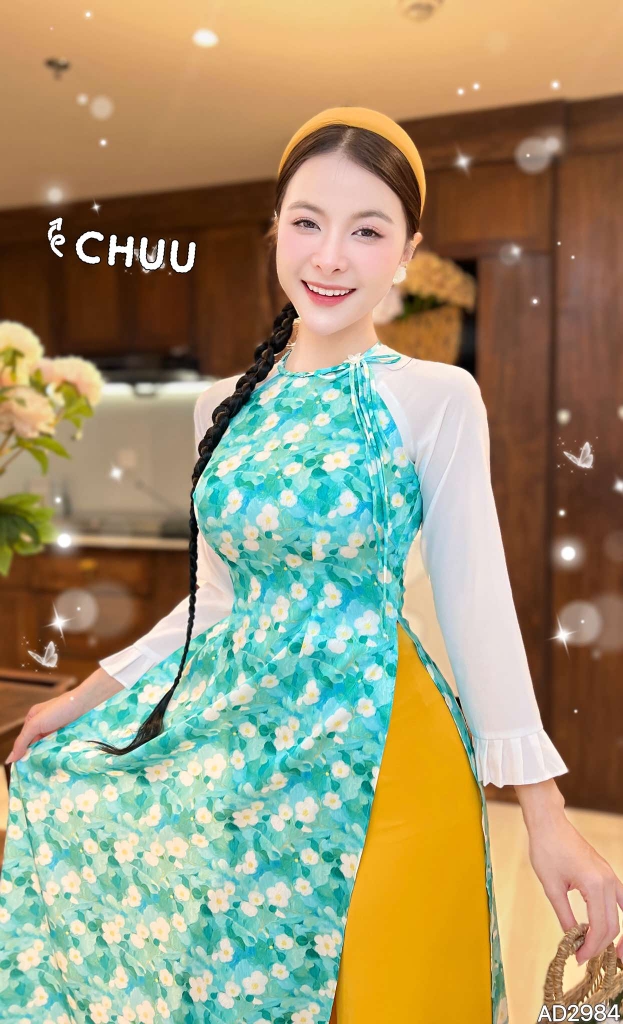 Áo Dài Tóc Tết Nhuỵ AD2984 (áo lẻ)