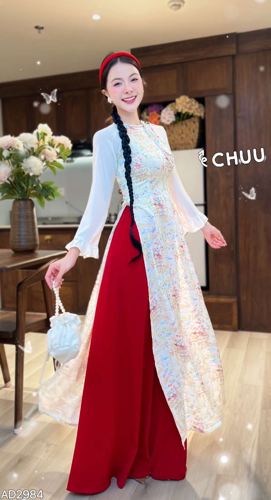 Áo Dài Tóc Tết Nhuỵ AD2984 (áo lẻ)