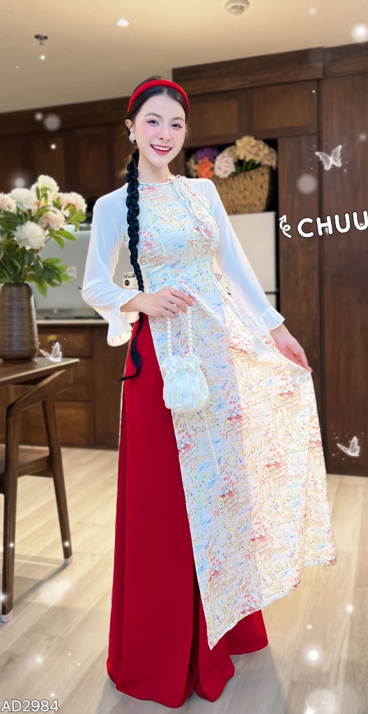Áo Dài Tóc Tết Nhuỵ AD2984 (áo lẻ)