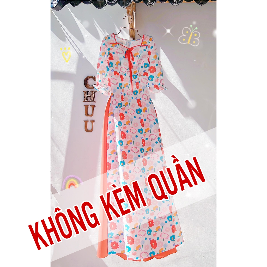 Áo Dài Cổ Lục Giác AD9279
