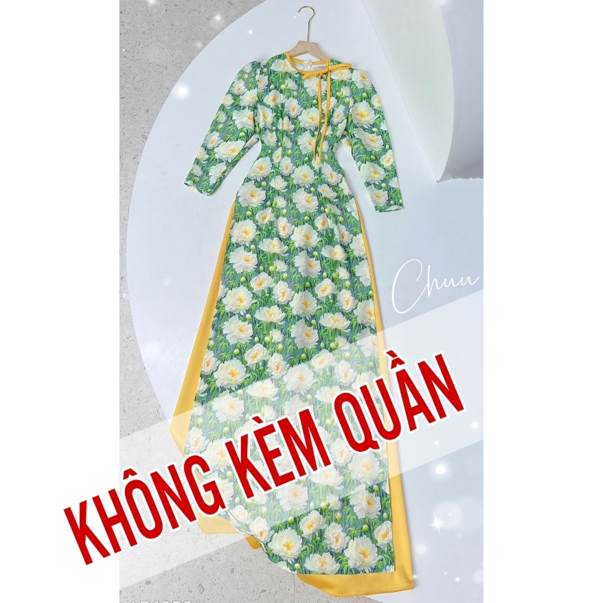 Áo Dài Dây Nơ Phở AD1358 (áo lẻ)