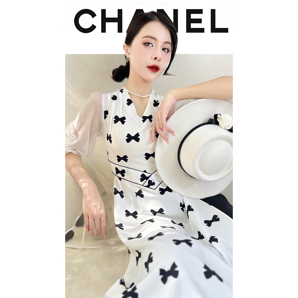 Áo Dài Eo Sa Tay Hoa AD2856 (áo lẻ)