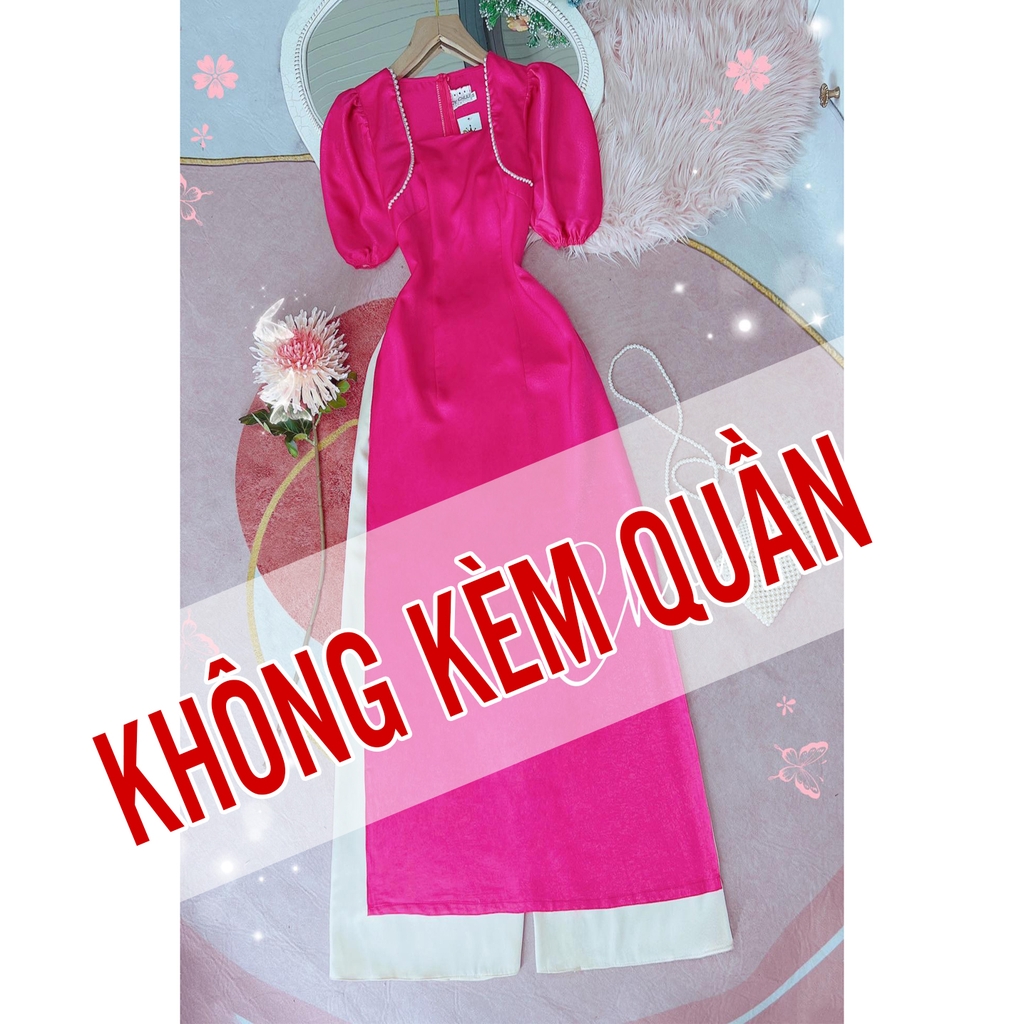 Áo Dài Ngọc Châu Lụa Ướt AD8091 (áo lẻ)