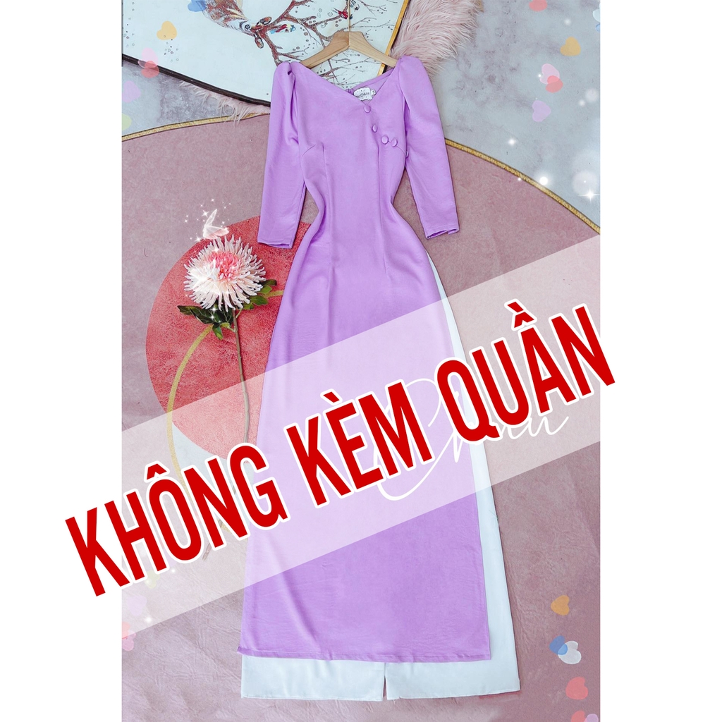 Áo Dài Cổ Tick 5N Bọc AD9117 (áo lẻ)