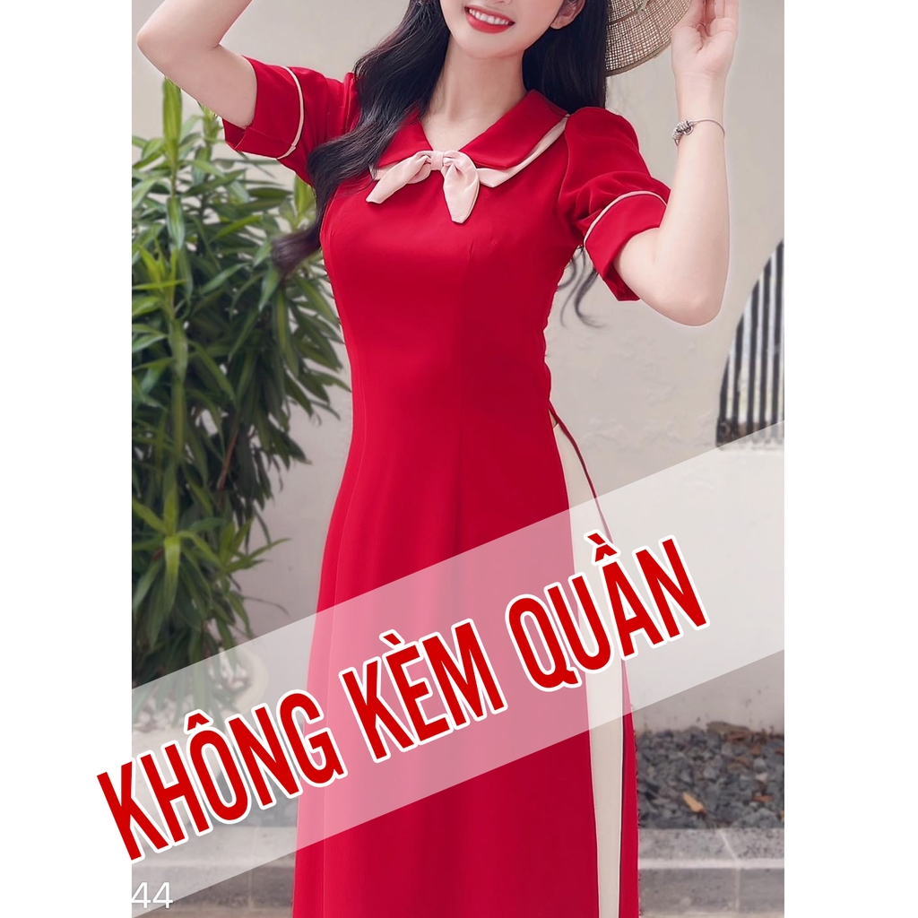 Áo Dài Cổ Đôi AD9144 (áo lẻ)