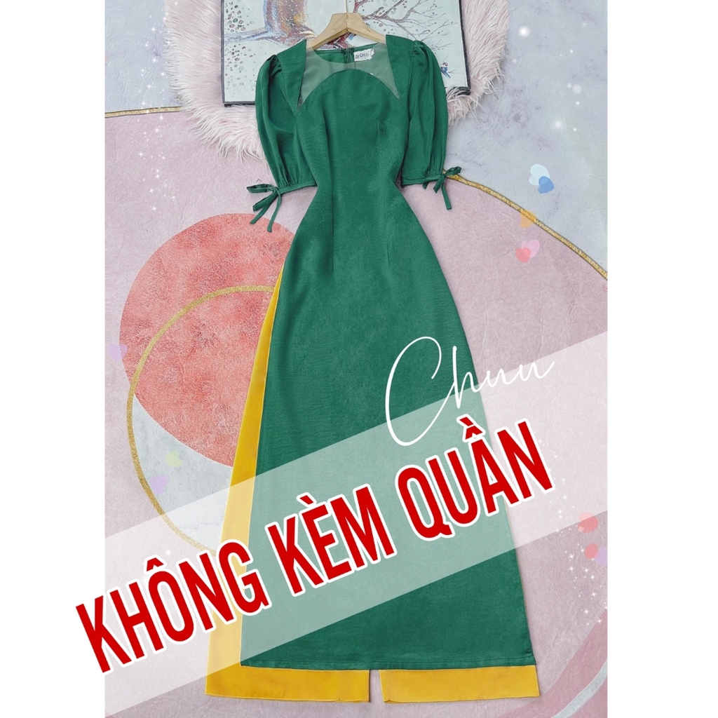 Áo Dài Mặt Trăng AD9169 (áo lẻ)