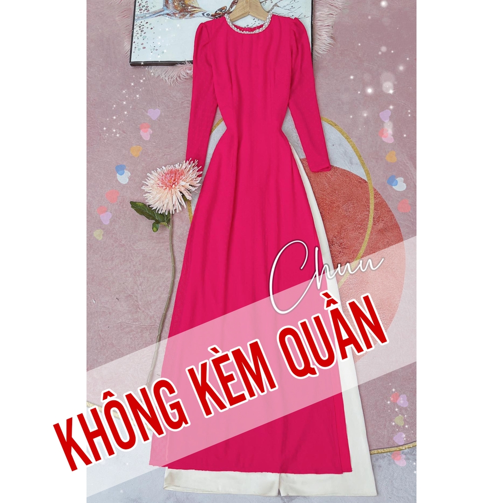 Áo Dài 4T Bông Tuyết Ngọc AD9177 (áo lẻ)