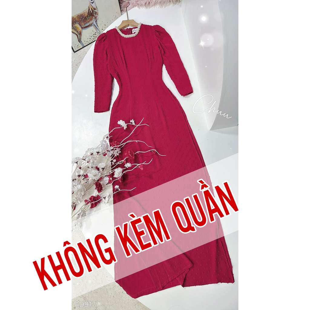 Áo Dài 4T Bông Tuyết Ngọc AD9177 (áo lẻ)
