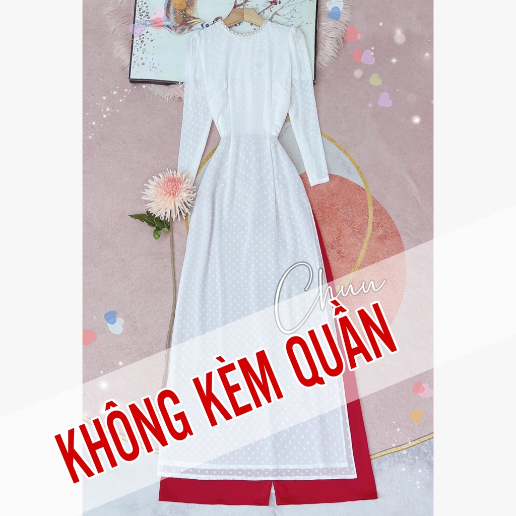 Áo Dài 4T Bông Tuyết Ngọc AD9177 (áo lẻ)