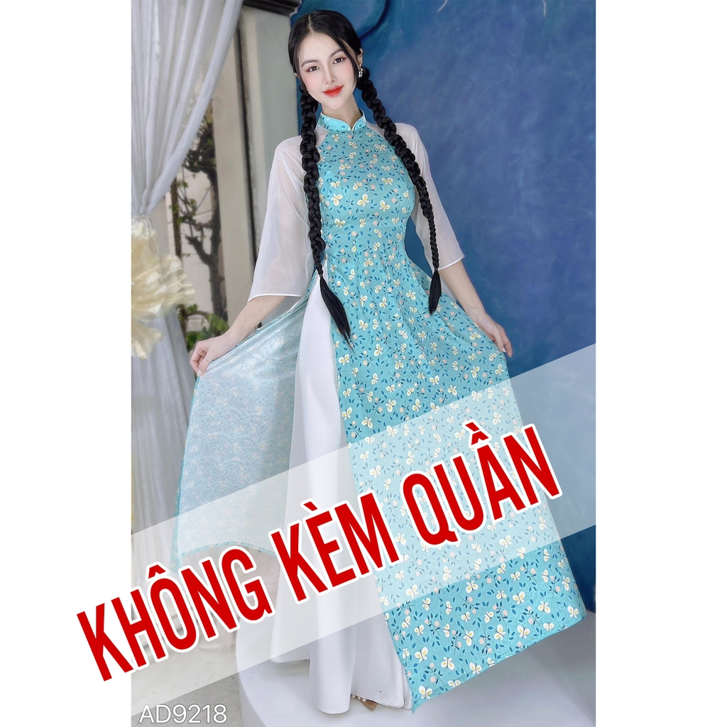 Áo Dài Tay Voan Tam Giác AD9218 (áo lẻ)